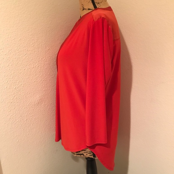 Cato Womens Tangerine Blouse-Small - Picture 3 of 16